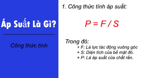 Áp suất ký hiệu là gì?
