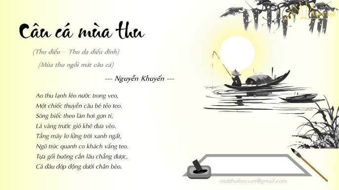 Ba Bài Thơ Thu Hay Nhất Của Nguyễn Khuyến