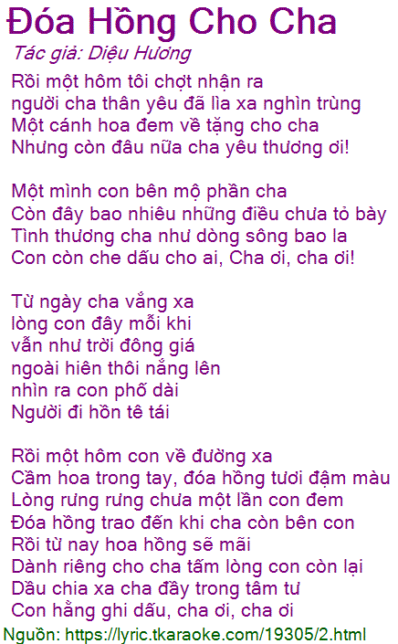 Ba Là Đóa Hồng Dành Riêng Cho Con Gallery 1