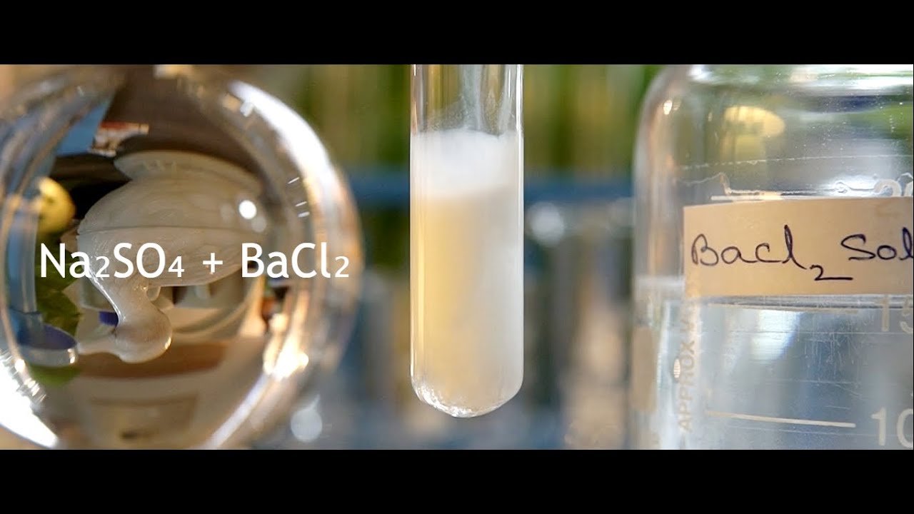 Hiện tượng phản ứng BaCl2 + Na2SO4 Gallery 2