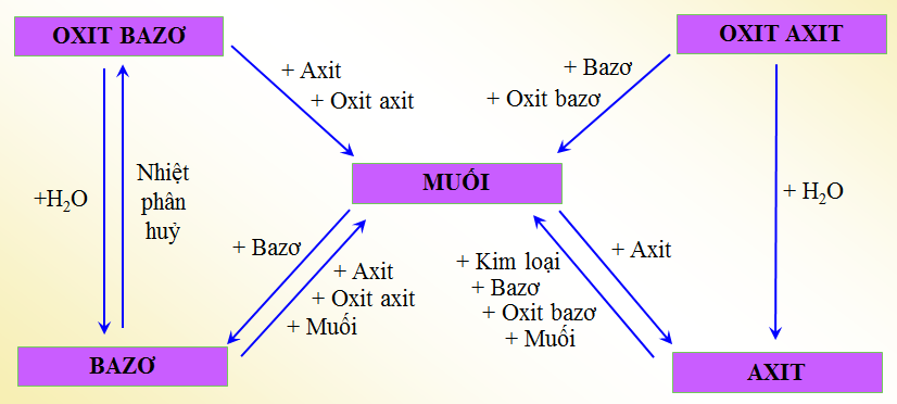 11 Mối Quan Hệ Giữa Các Loại Hợp Chất Vô Cơ