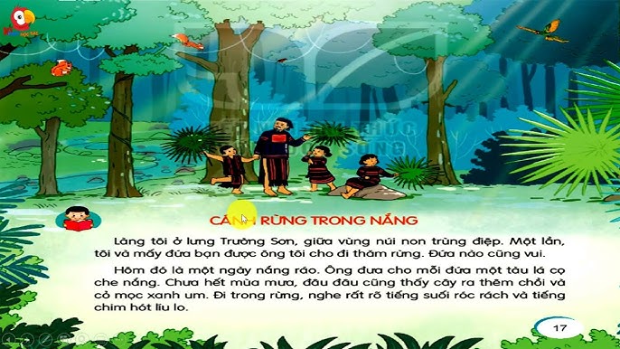Cánh Rừng Trong Nắng Lớp 3