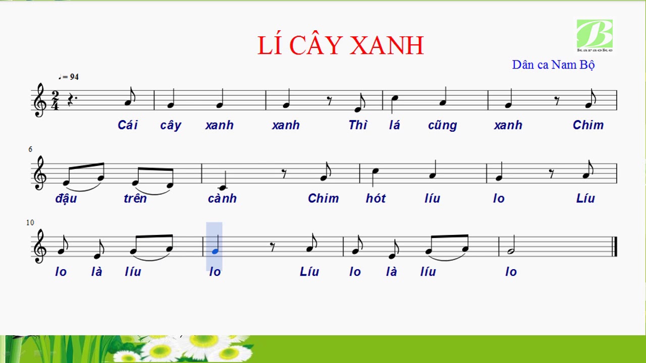 Bài Hát Cây Xanh Xanh Gallery 1