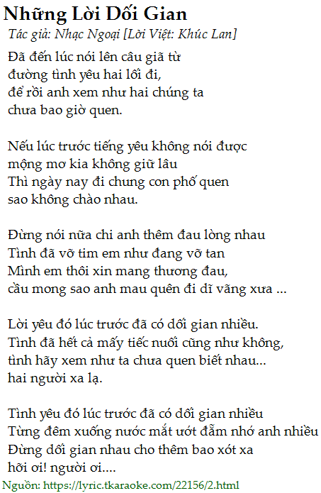 Đã Đến Lúc Nói Lên Câu Giã Từ