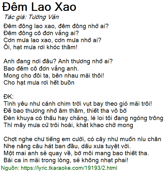 Đêm Đông Lao Xao - Bài Hát Về Mùa Đông Buồn Man Mát