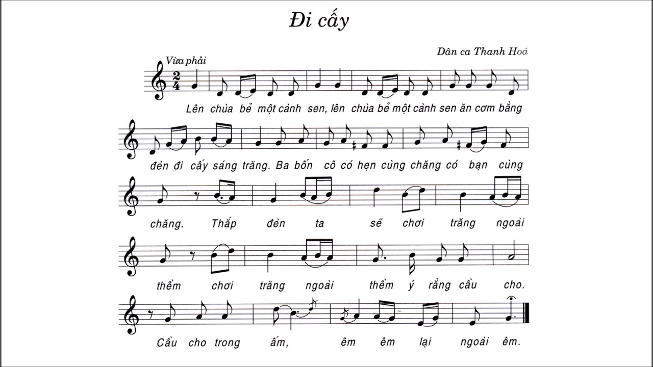 Bài Hát Đi Cấy - Nguồn Gốc, Ý Nghĩa Và Sự Phổ Biến