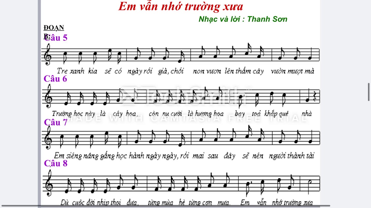 Em Vẫn Nhớ Trường Xưa Lớp 5
