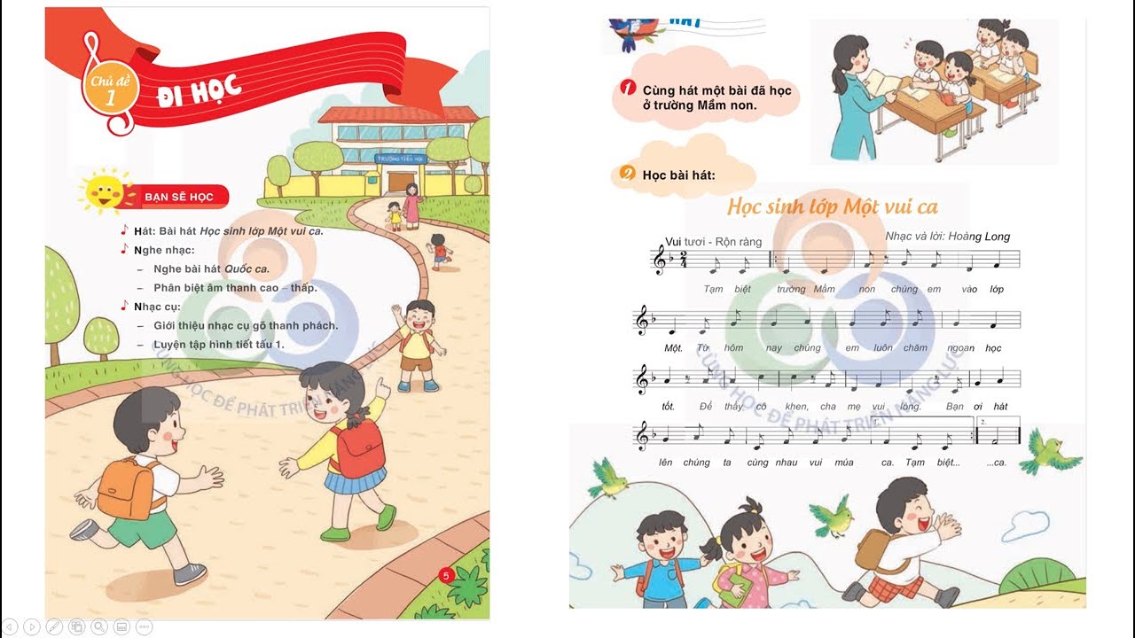 Bài Hát Học Sinh Lớp 1 Vui Ca