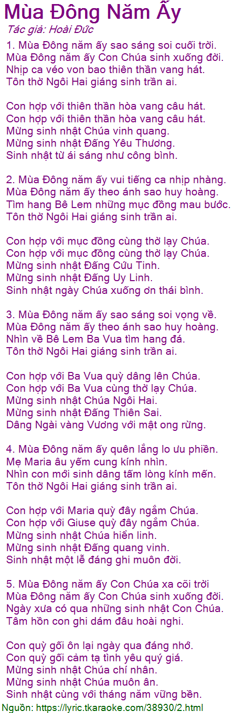 Mùa Đông Năm Ấy