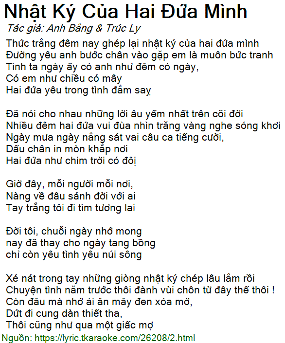 Nhật Ký Hai Đứa Mình