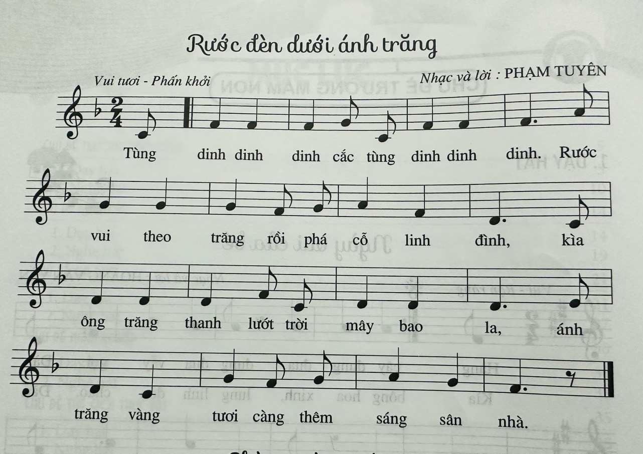 Bài Hát Rước Đèn Dưới Trăng
