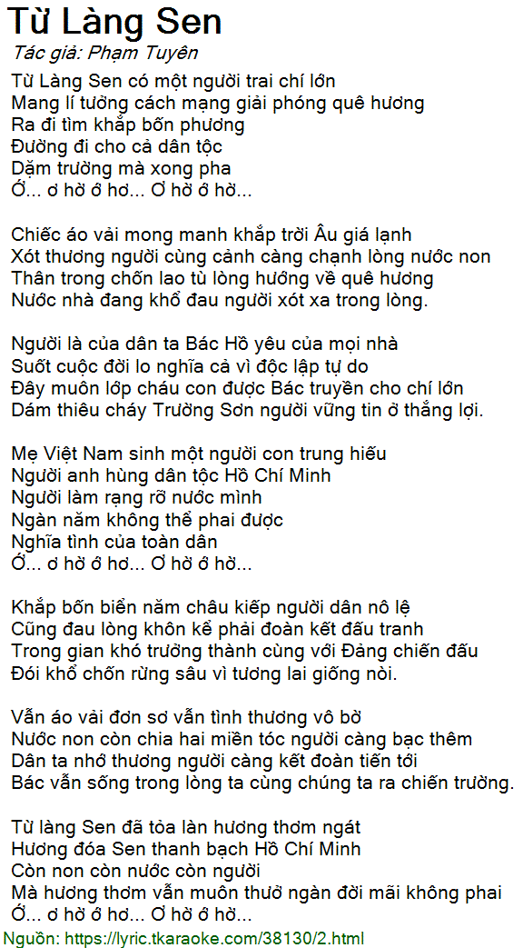 Bài Hát Từ Làng Sen - Nguồn Gốc, Ý Nghĩa và Sự Lôi Cuốn