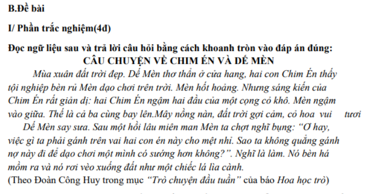 Viết đoạn văn cảm nhận về nhân vật Dế Mèn Gallery 2