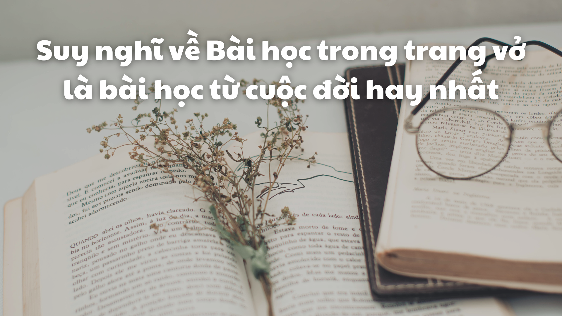 Bài học trong trang vở là bài học từ cuộc đời