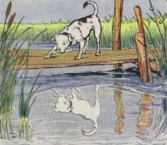 Câu chuyện ngụ ngôn về chú chó và cái xương Gallery 1