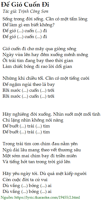 Đề Gió Cuốn Đi Gallery 2