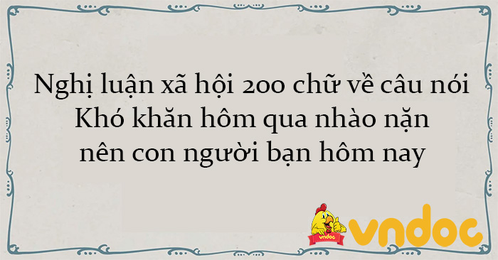 Khó khăn hôm qua nhào nặn nên con người bạn hôm nay Gallery 1