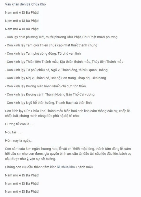 Bài Khấn Đền Bà Chúa Kho Chuẩn Nhất Gallery 1