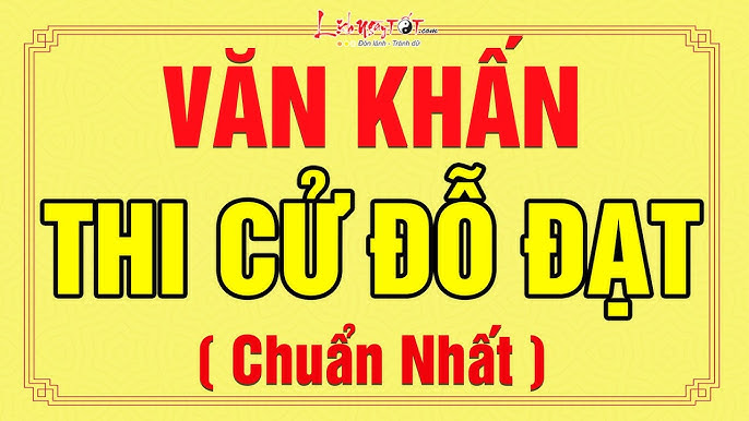 Bài Khấn Xin Thi Đỗ Tại Nhà Chuẩn, Tâm Thành Gallery 2