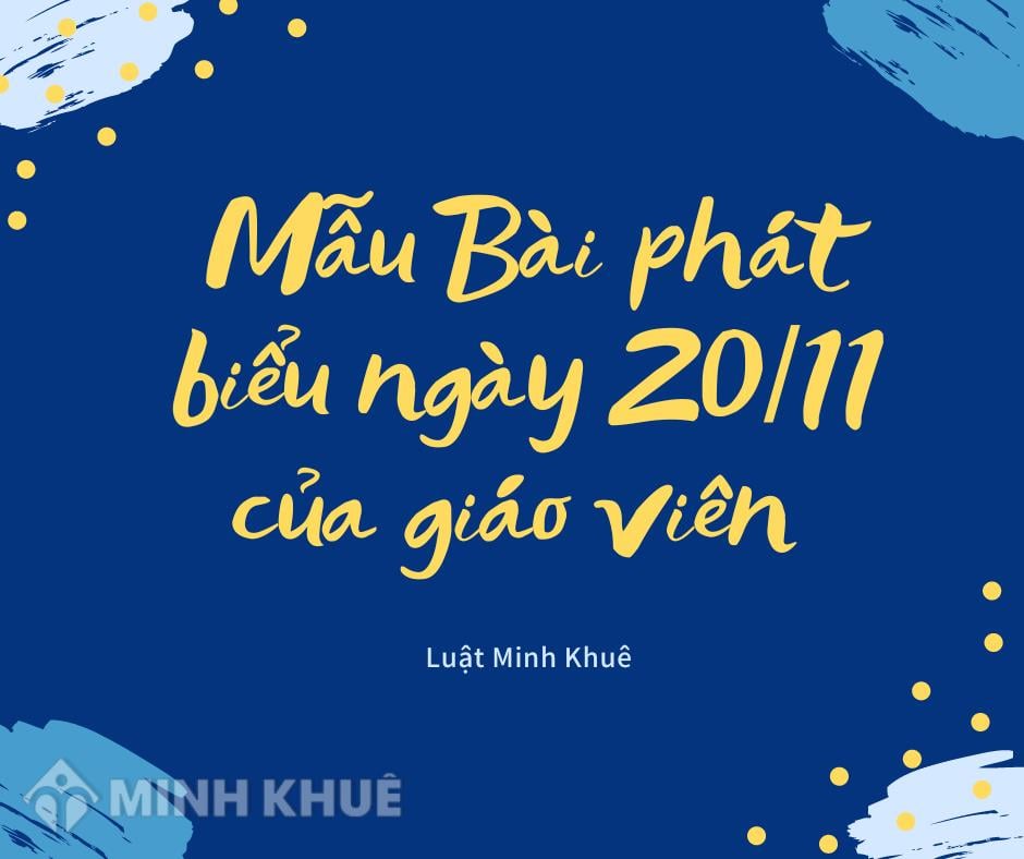 Bài Phát Biểu Của Giáo Viên Ngày 20/11 Gallery 2