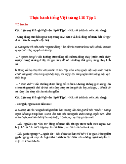 Thực hành Tiếng Việt trang 118 lớp 6 Gallery 1