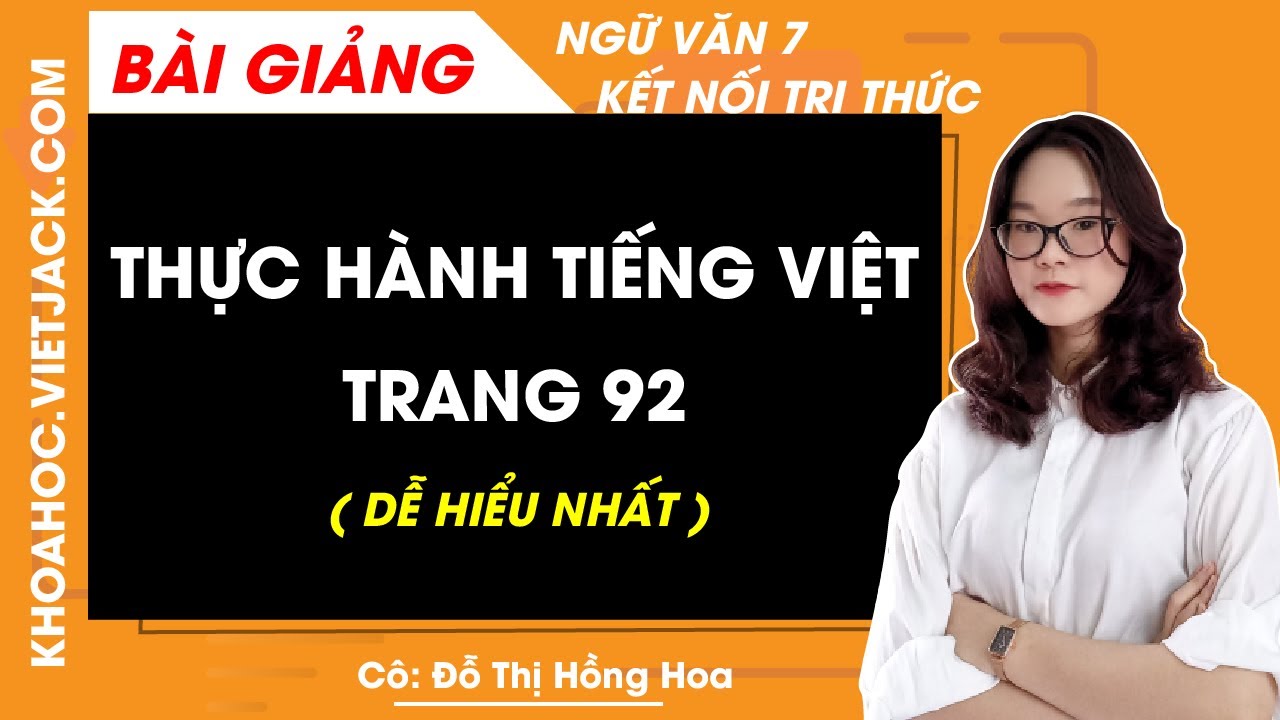 Thực hành Tiếng Việt lớp 7 trang 92, 93 Gallery 1