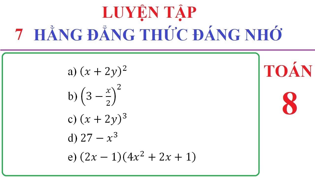 7 Hằng Đẳng Thức Đáng Nhớ Gallery 2