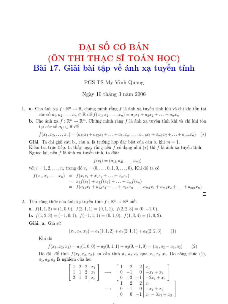 Bài tập ánh xạ có đáp án Gallery 2