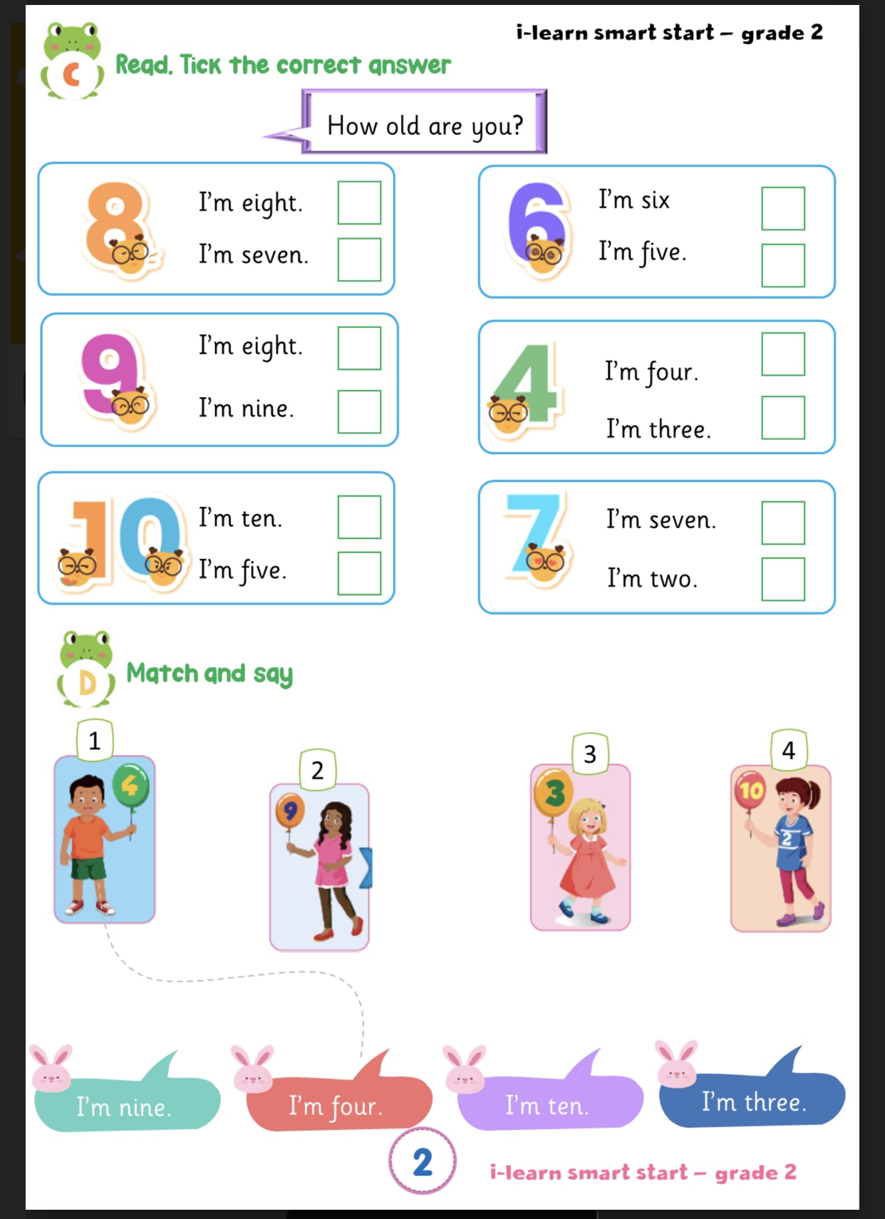 Bài Tập Bổ Trợ I-Learn Smart Start 2 PDF Gallery 2