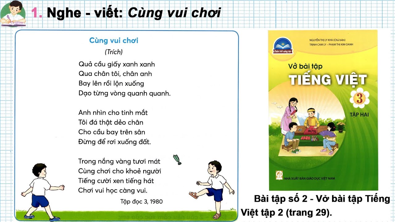 Tập Chép Chính Tả Lớp 3: Hướng Dẫn, Bài Tập Và Tài Liệu Hay Gallery 2
