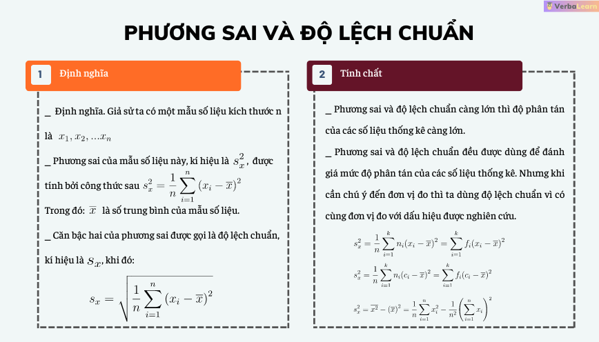 Bài tập tính độ lệch chuẩn