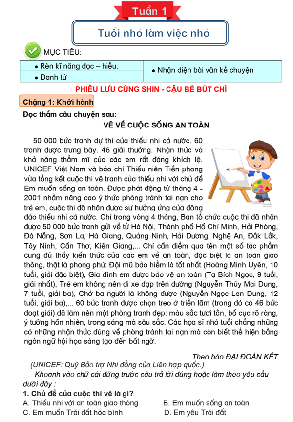 Giải bài tập Tiếng Việt 4 Chân trời sáng tạo Gallery 1