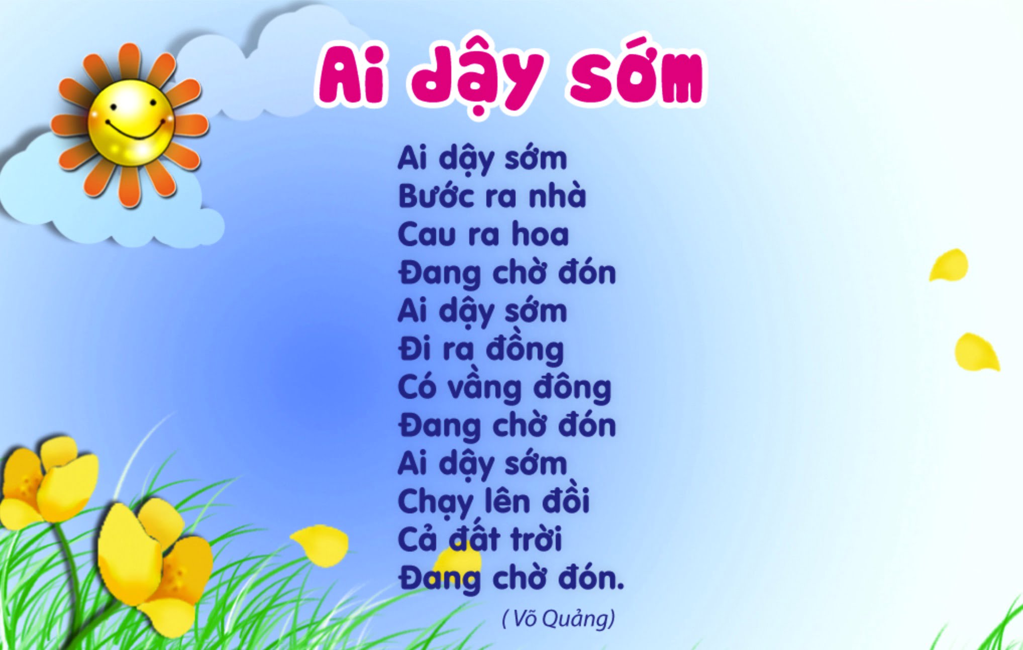 Ai Dậy Sớm? Thơ và Ý Nghĩa