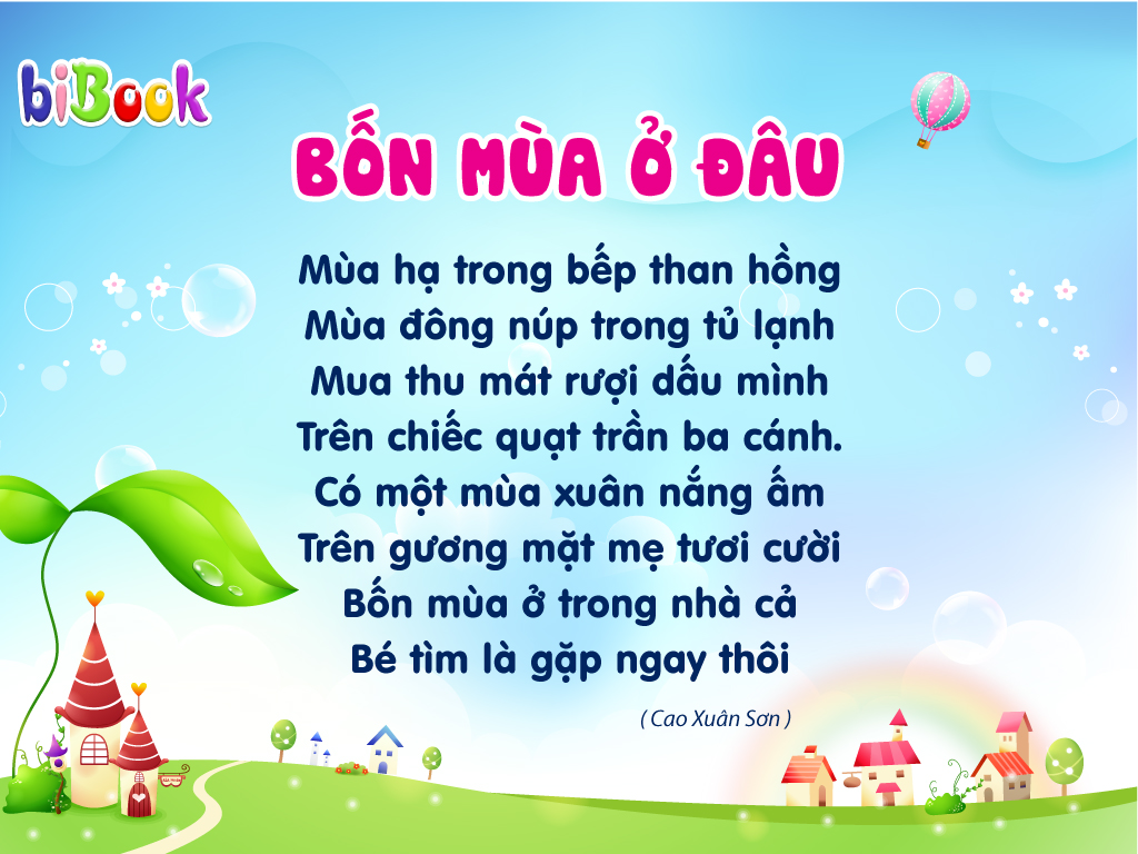 Bài thơ bốn mùa ở đâu?