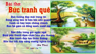 Bức Tranh Quê Của Hà Thu - Phân Tích Và Giá Trị