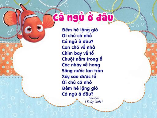Cá ngủ ở đâu?