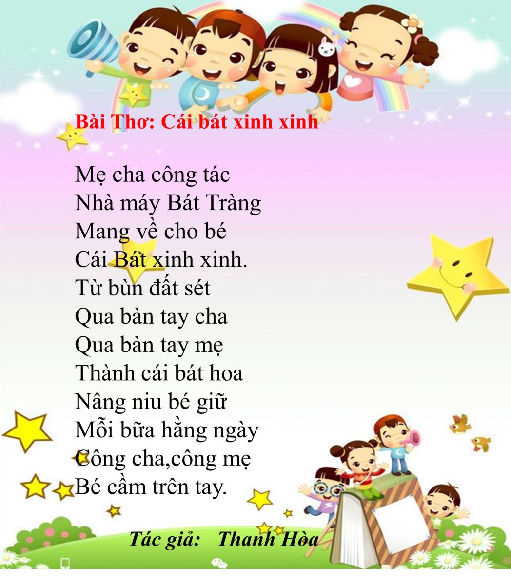 Bài thơ Cái bát xinh xinh Gallery 2