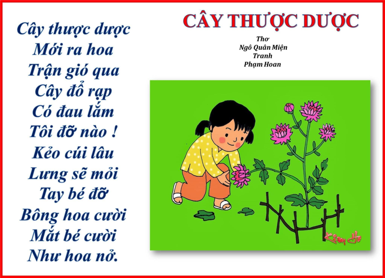 Bài Thơ Cây Thược Dược