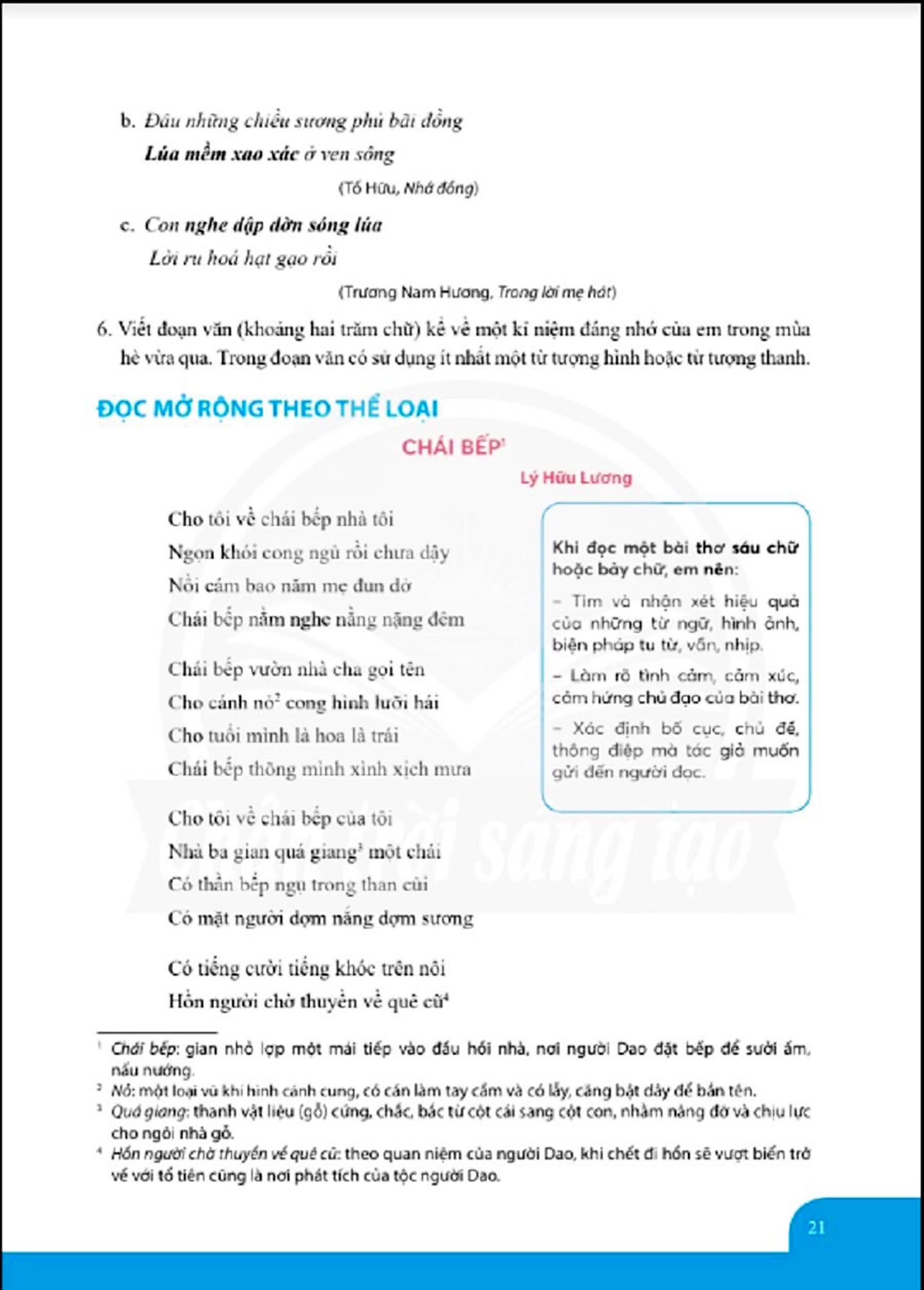 Bài Thơ Chái Bếp - Bếp Lửa Tình Thương Và Ký Ức Tuổi Thơ