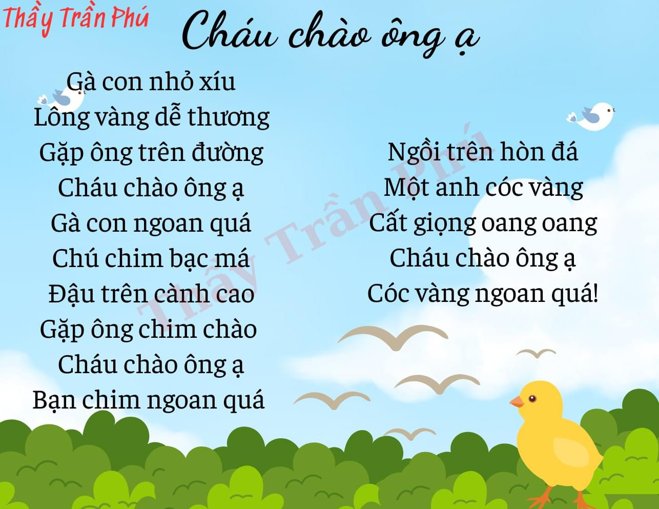 Bài Thơ Cháu Chào Ông Ạ Gallery 1