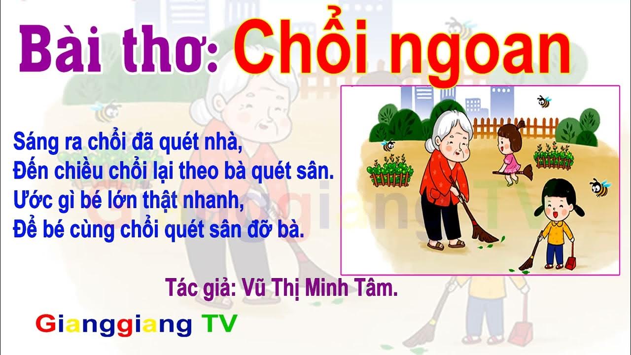 Bài Thơ Chổi Ngoan