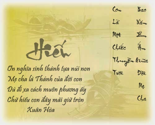 Bài Thơ Công Ơn Cha Mẹ