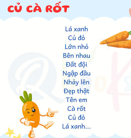 Bài Thơ Củ Cà Rốt