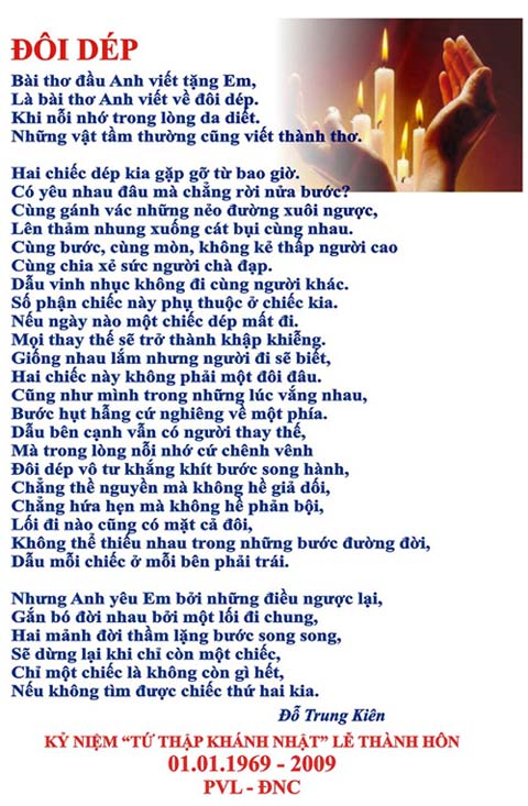 Bài Thơ Đôi Dép