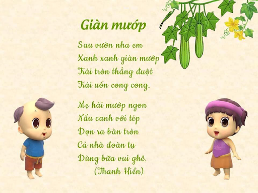 Bài Thơ Giàn Mướp Hay Nhất