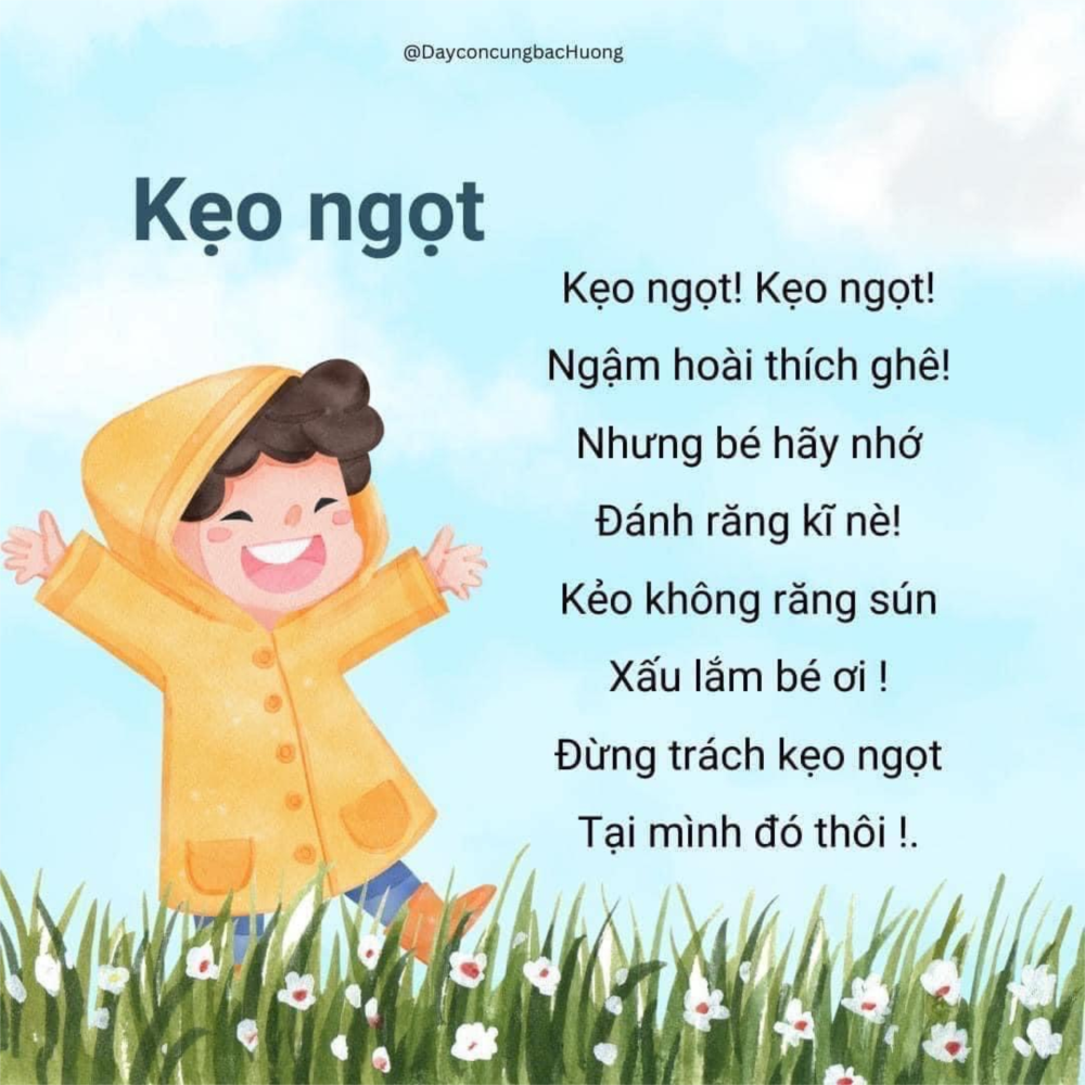 Bài Thơ Kẹo Ngọt - Ngọt Ngào Và Hấp Dẫn