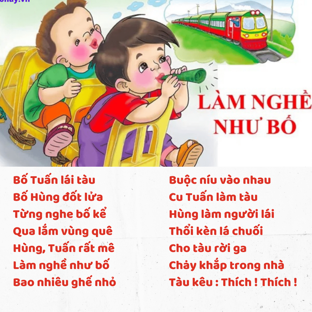 Bài Thơ Làm Nghề Như Bố