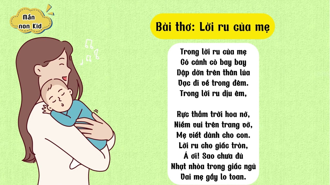 Bài Thơ Lời Ru Của Mẹ