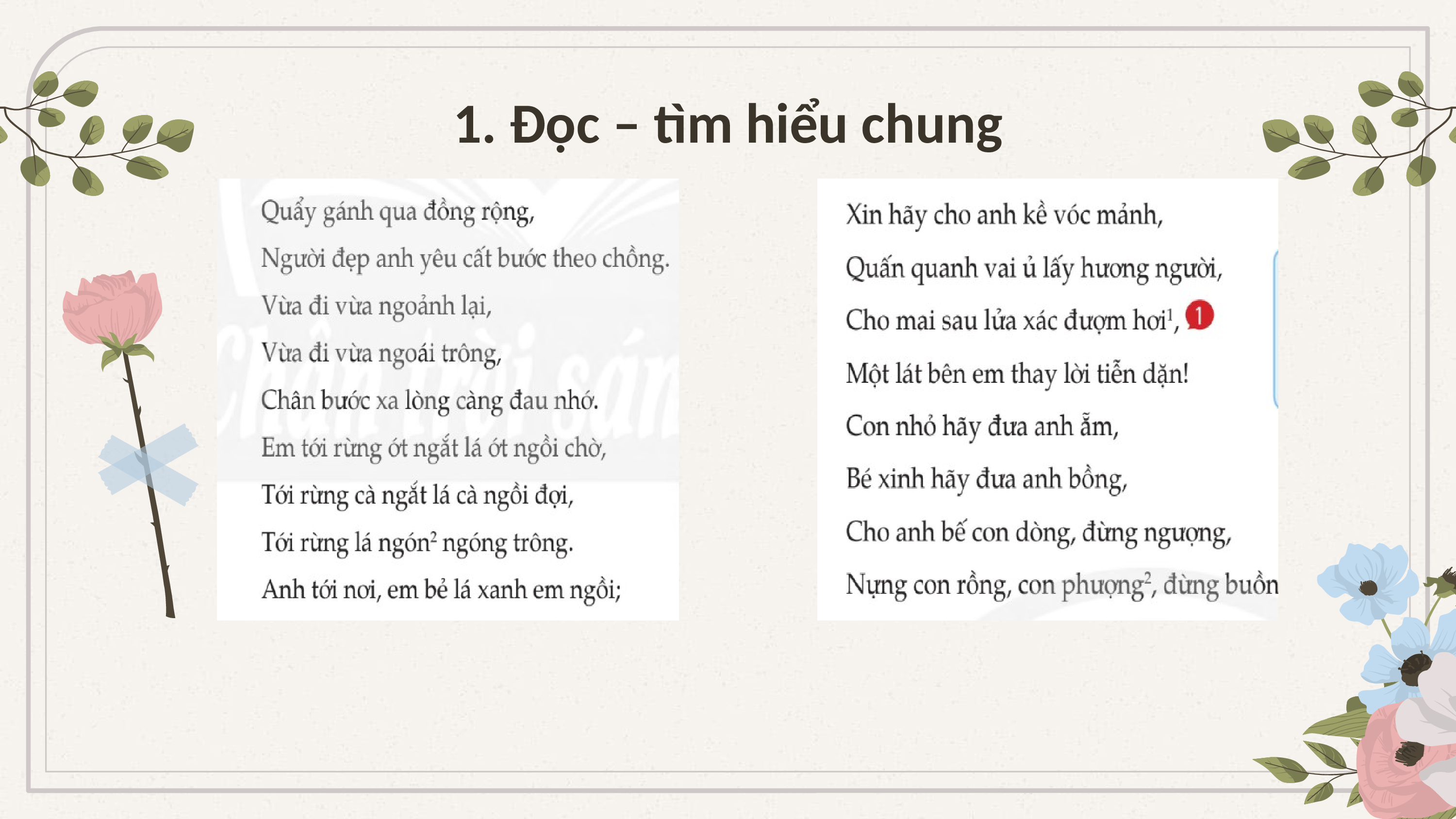 Bài Thơ Lời Tiễn Dặn
