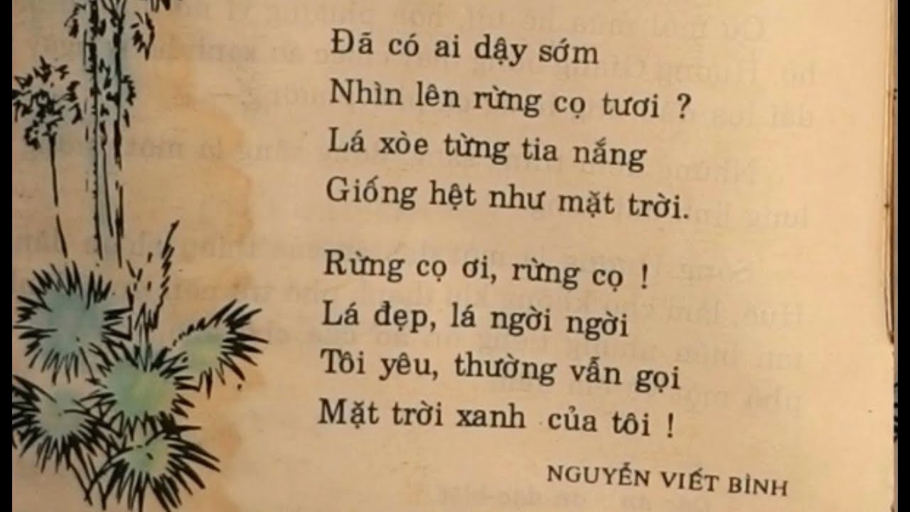 Bài Thơ Mặt Trời Xanh Của Tôi
